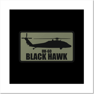 UH-60 Black Hawk Patch (subdued) Posters and Art